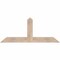 Ekena Millwork Portland Smooth Timber Gable Bracket, Douglas Fir, 60"W x 25"H x 1 1/2"D x 5 1/2"F, 10/12 Pitch GBW060X25X0206POR00SDF - alternate 1
